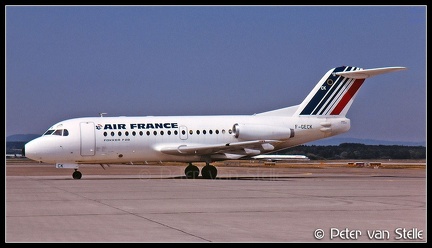 19940806-53 AirFrance F28-1000 F-GECK ZRH 3011220