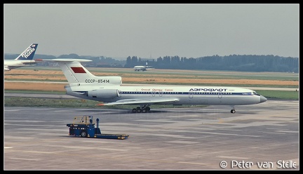 19801304 Aeroflot TU154 CCCP-85414  BRU 19081980