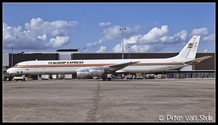 19911803 FlagshipExpress DC8-70F N8099U  EHAM 06101991