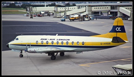 19780813 Dan-AirLondon V700-V708 G-ARGR Alidair-colours EHAM 08081978
