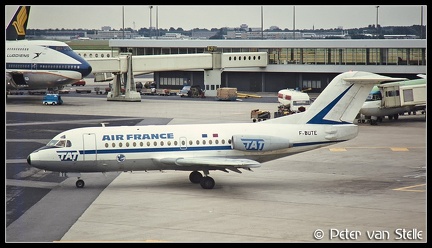 19781003 AirFrance F28-1000 F-BUTE  EHAM 11081978