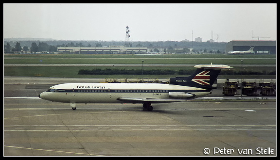 19780407 BritishAirways HS121 G-AVFJ  EDDF 07071978
