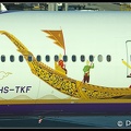 20200124 182116 6107662 Thai B777-300 HS-TKF Royal-Barge-colours-fuselage SIN Q2