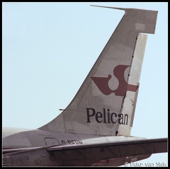 19791305 PelicanCargo B707-321C G-BEVN tail MST 16091979