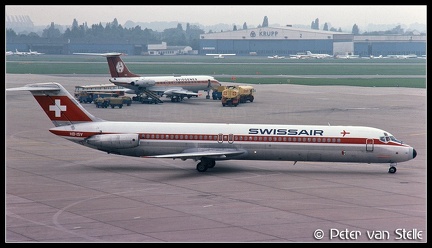 19800707 Swissair DC9 HB-ISV  DUS 17071980