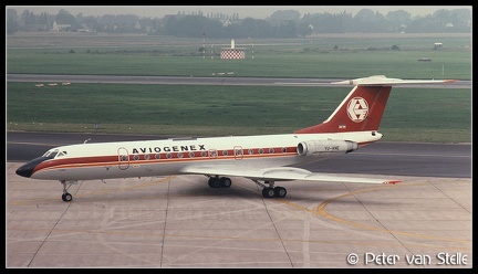 19800710 Aviogenex TU134-A YU-ANE  DUS 17071980