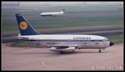 19800713 Lufthansa B737-200 D-ABEW  DUS 17071980