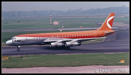 19800717 CPAir DC8-53 CF-CPM  DUS 17071980