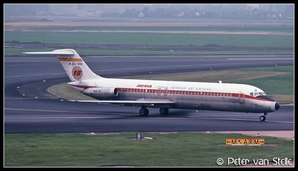 19800720 Iberia DC9 EC-BIH  DUS 17071980