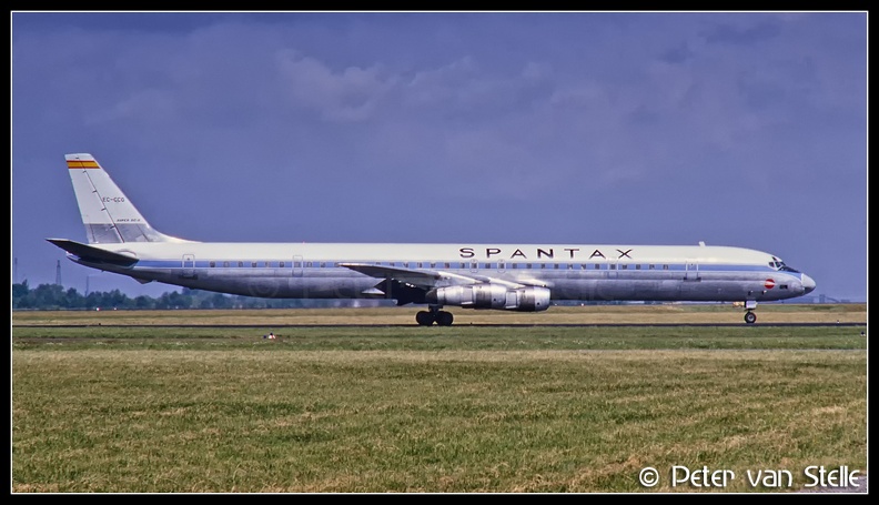 19800606 Spantax DC8 EC-CCG  DUS 20061980