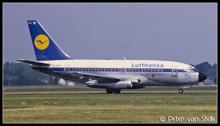 19800609 Lufthansa B737-200 D-ABEV  DUS 20061980