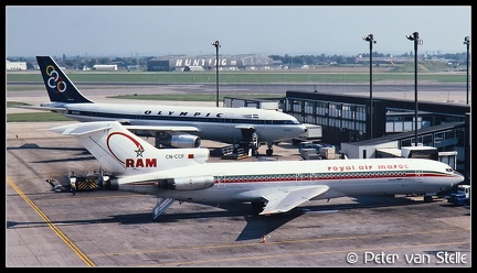19801219 RoyalAirMaroc B727-2B6 CN-CCF  LHR 25071980
