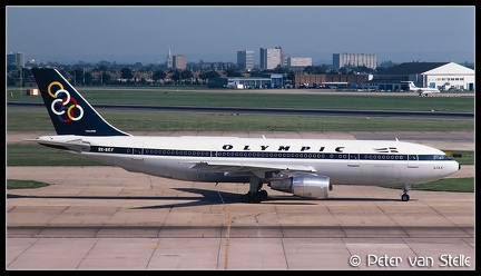 19801222 Olympic A300B4-103 SX-BEF  LHR 25071980