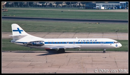 19801228 Finnair SE210-10B3 OH-LSH  LHR 25071980