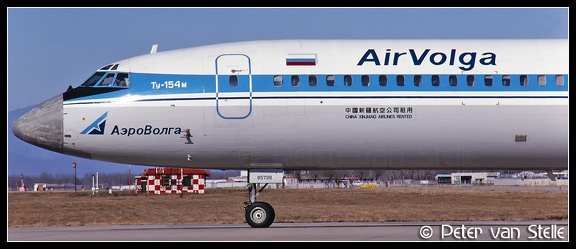 19980314 AirVolga TU154M RA-85739 nose PEK 03021998