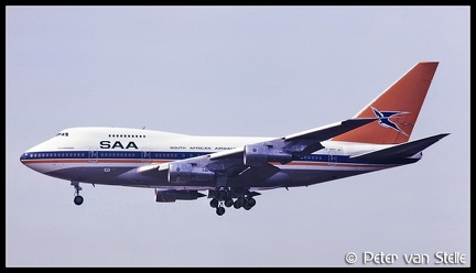 19810602 SouthAfrican B747SP ZS-SPF  FRA 10071981