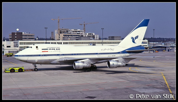 19870212 IranAir B747SP-86 EP-IAD  FRA 18041987