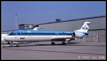 19900112 KLM Fokker100 PH-KLG  AMS 16031990