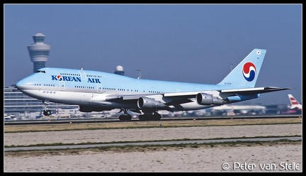 19900228 KoreanAir B747-300 HL7470  AMS 18031990