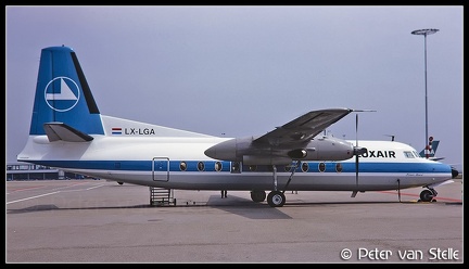 19902133 Luxair F27 LX-LGA  AMS 17061990