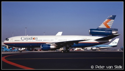 19902929 CanadianAirlinesInternational DC10 C-GCPF  AMS 24101990