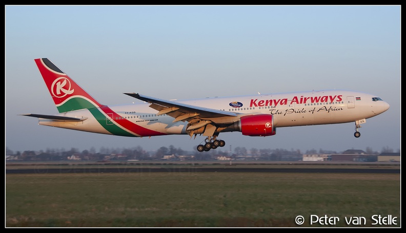 2001163 KenyaAirways B777-200 5Y-KQS  AMS 15032007