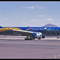19970717 AmericaWestAirlines B757-200 N915AW Nevada-BattleBorn-colours PHX 13061997