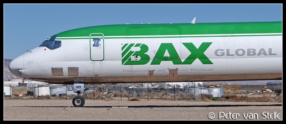 3002604 BAXGlobal DC8-71F N829BX nose MHV 03022009
