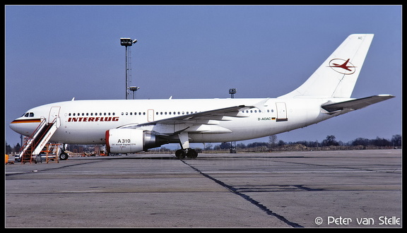 19910341 Interflug A310-304 D-AOAC  SXF 30031991