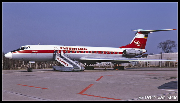 19910410 Interflug TU134A D-AOBM  SXF 30031991