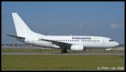 1008025 Transavia B737-700 PH-XRE white-colours AMS 18052005