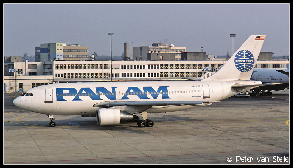 19860317 Panam A310-200 N804PA  FRA 16021986 (8038255)