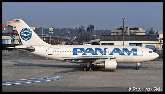 19860324 Panam A310-200 N803PA  FRA 16021986 (8038262)