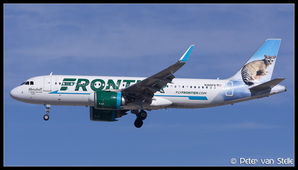 20221215 101005 6125299 Frontier A320N N365FR MarshallTheRing-tailedCat LAS Q2F