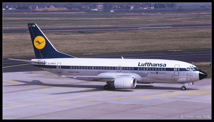 19880230 Lufthansa B737-330 D-ABXA  DUS 02041988