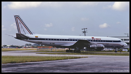 19881325 AndesAirlines DC8-54F HC-BMC  MIA 20101988