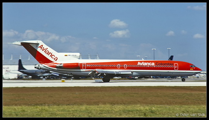 19881334 AviancaColombia B727-2A1 HK-2151X  MIA 20101988