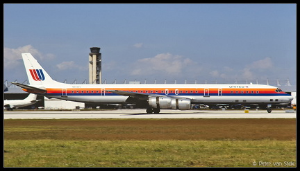 19881401 United DC8-71 N8096U  MIA 20101988