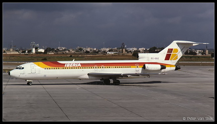 19861524 Iberia B727-256 EC-DDZ  PMI 13091986