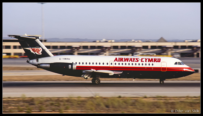 19861738 Airways Cymru BAC1-11-304AX G-YMRU  PMI 16091986