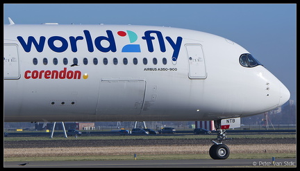 20240127 114309 6131981 World2Fly A350-900 EC-NTB Corendon-stickers-nose AMS Q2