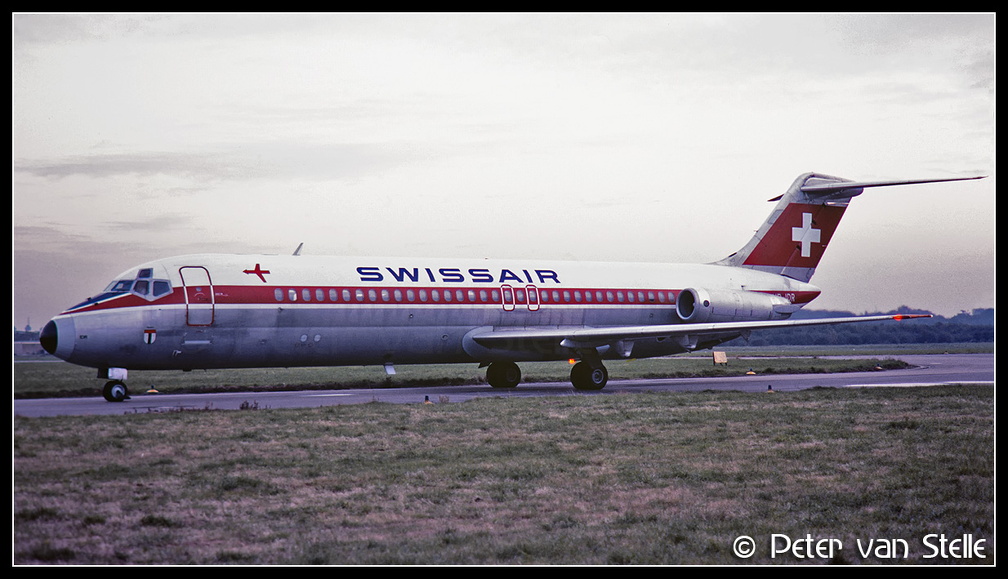 19801421 Swissair DC9 HB-IDR  MST 18101980