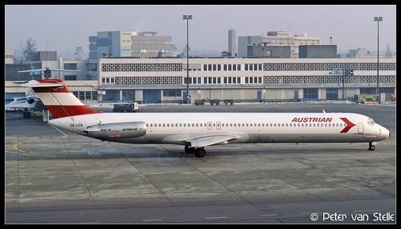 19860311 Austrian MD80 OE-LDS  FRA 16021986