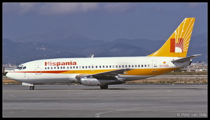 19861630 Hispania B737-248 EC-DZB  PMI 14091986